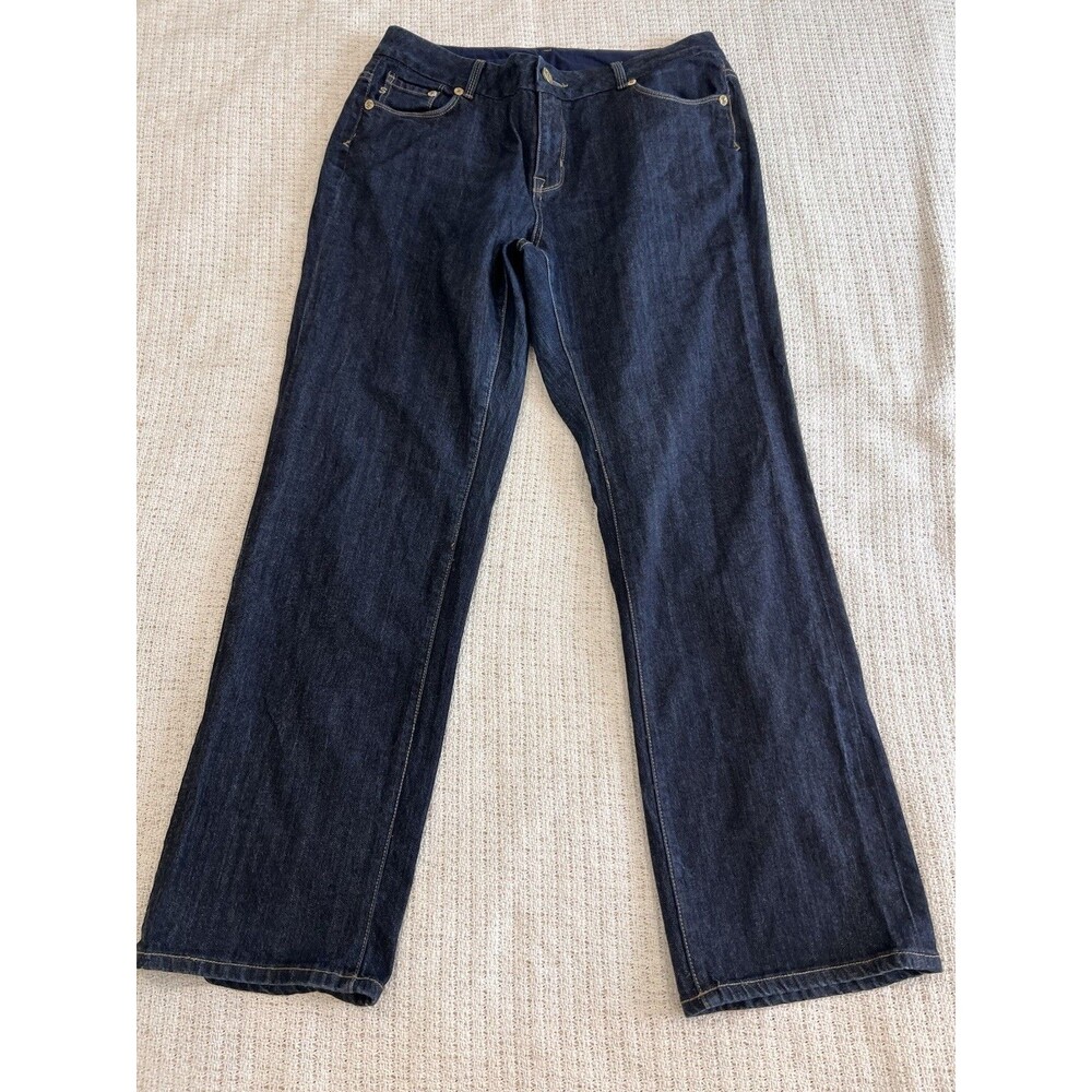 Seven 7 Limited Edition Women's Bling Pockets Air Force Jeans Size 16 Denim *D